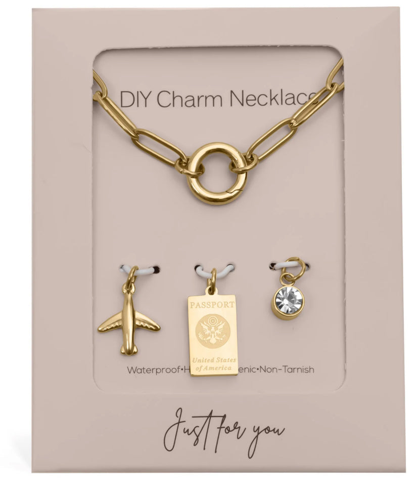 Travel DIY Charm Necklace
