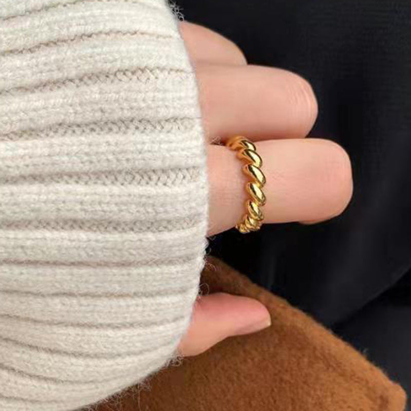 Slanted Stacking Ring