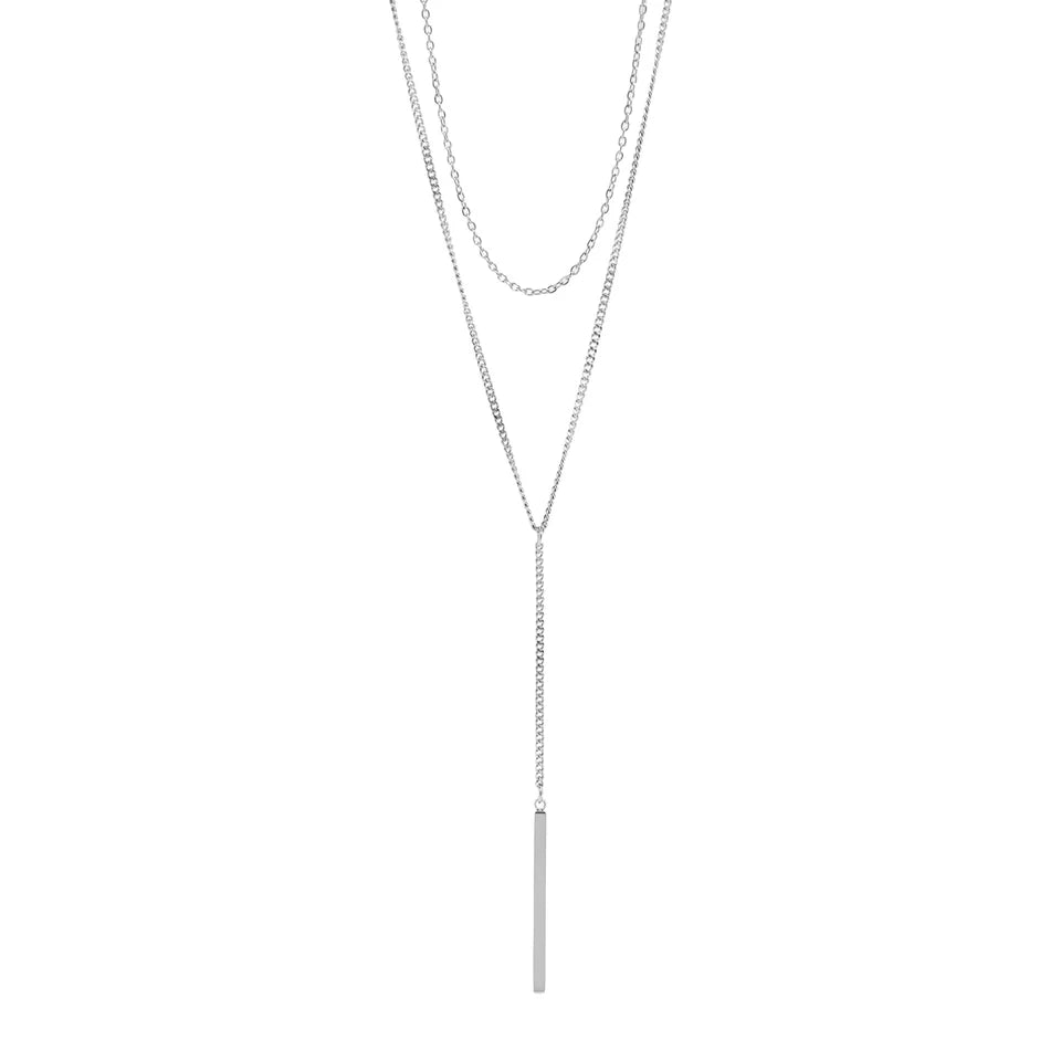 Bar Lariat Necklace