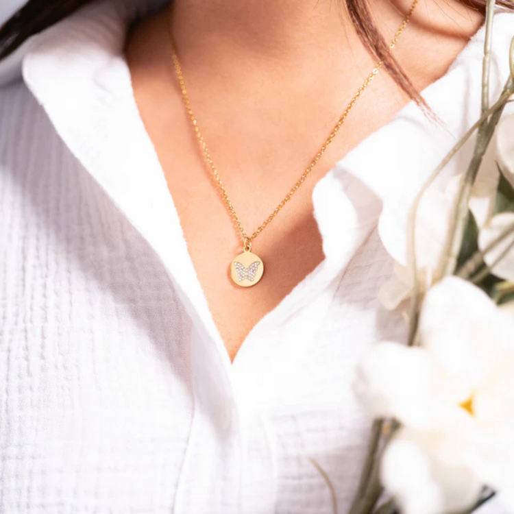 Butterfly Pendant Necklace
