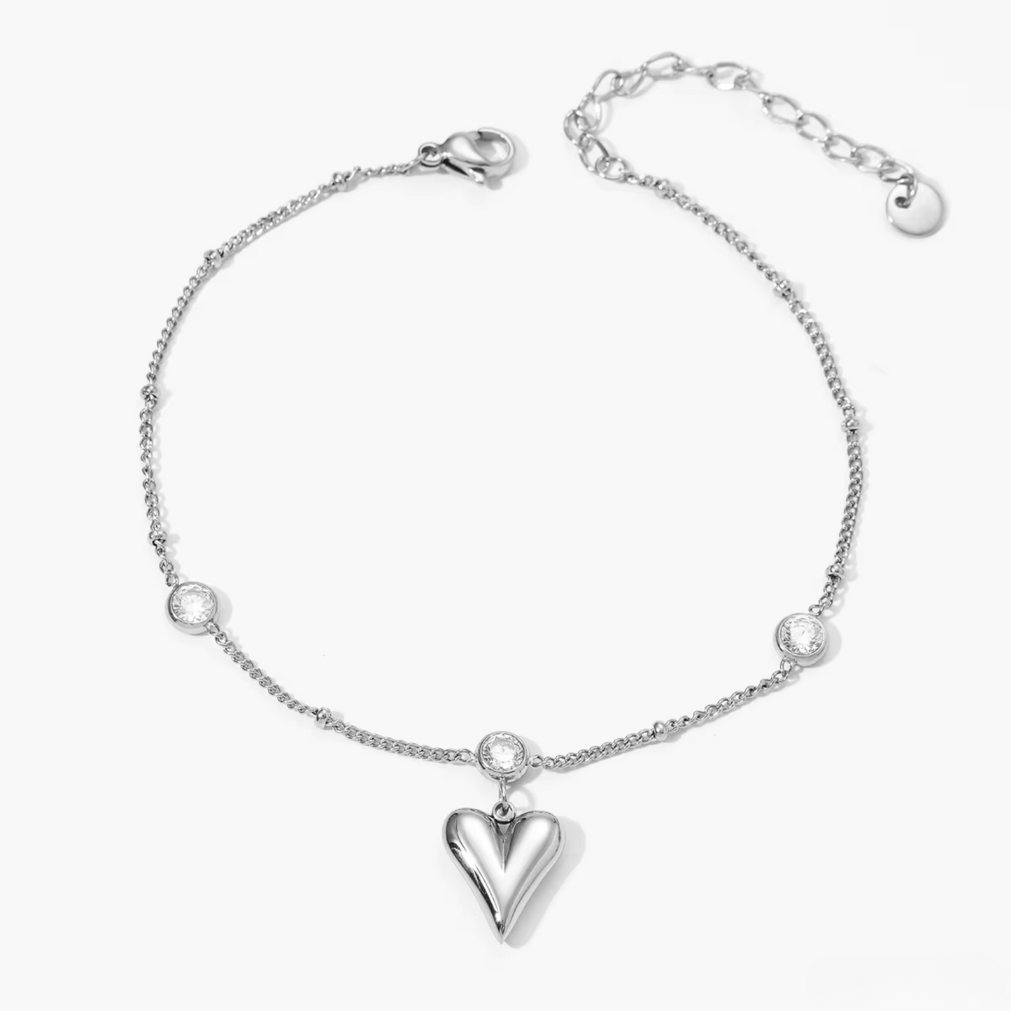 Dangle Heart Anklet