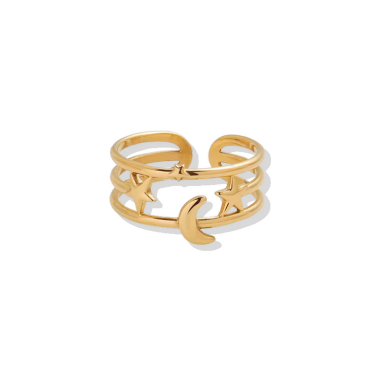 Moonstar Adjustable Ring