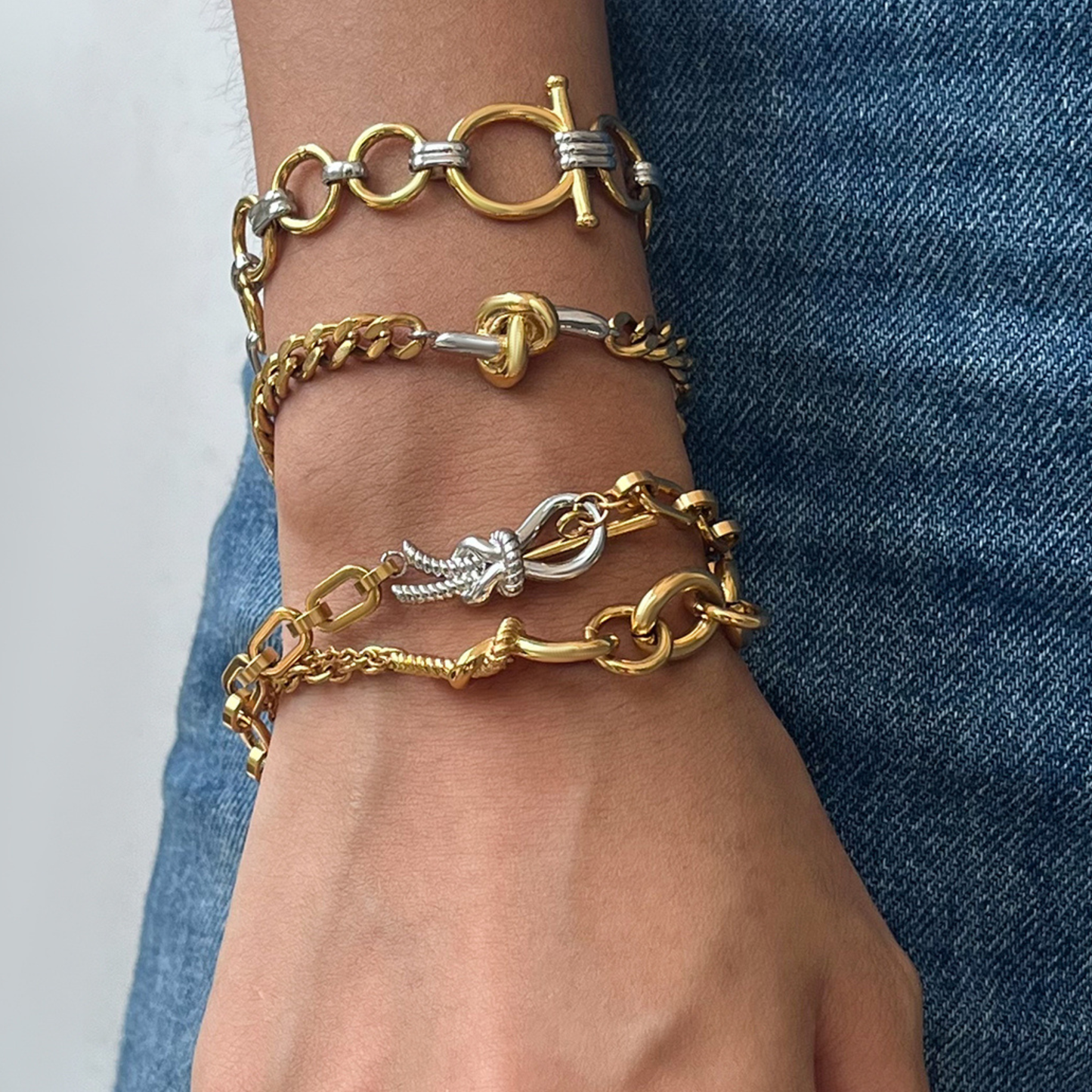 Mixed Knot Bracelet