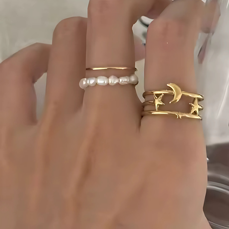 Moonstar Adjustable Ring