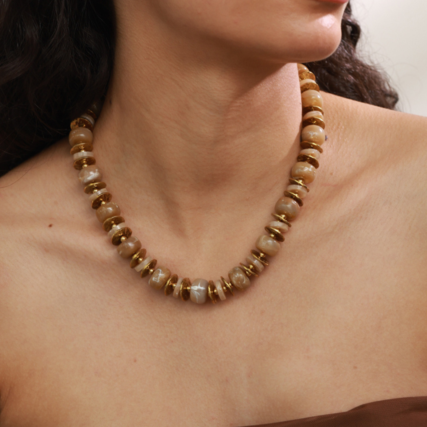 Vintage Resin Necklace