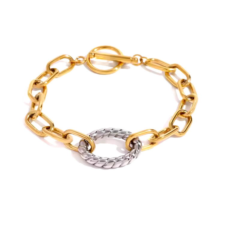 Twisted Link Bracelet