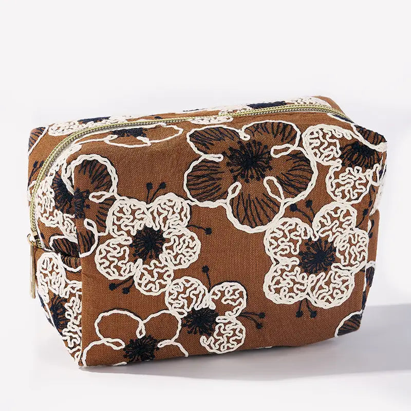 Embroidered Beauty Bag