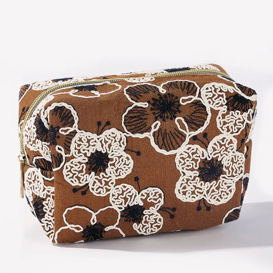 Embroidered Beauty Bag