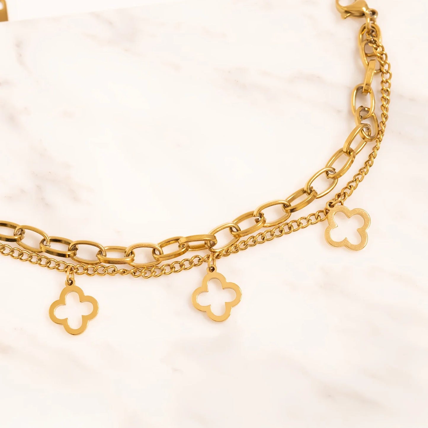 Clover Charm Bracelet