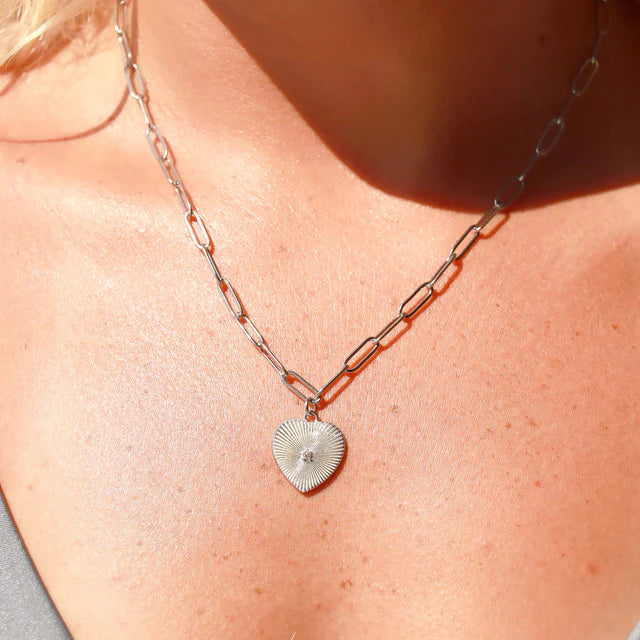 Heart Medallion Necklace