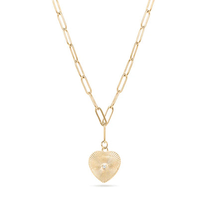 Heart Medallion Necklace