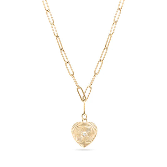 Heart Medallion Necklace