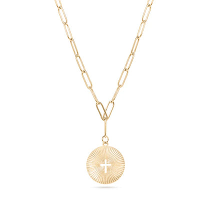 Cross Medallion Necklace