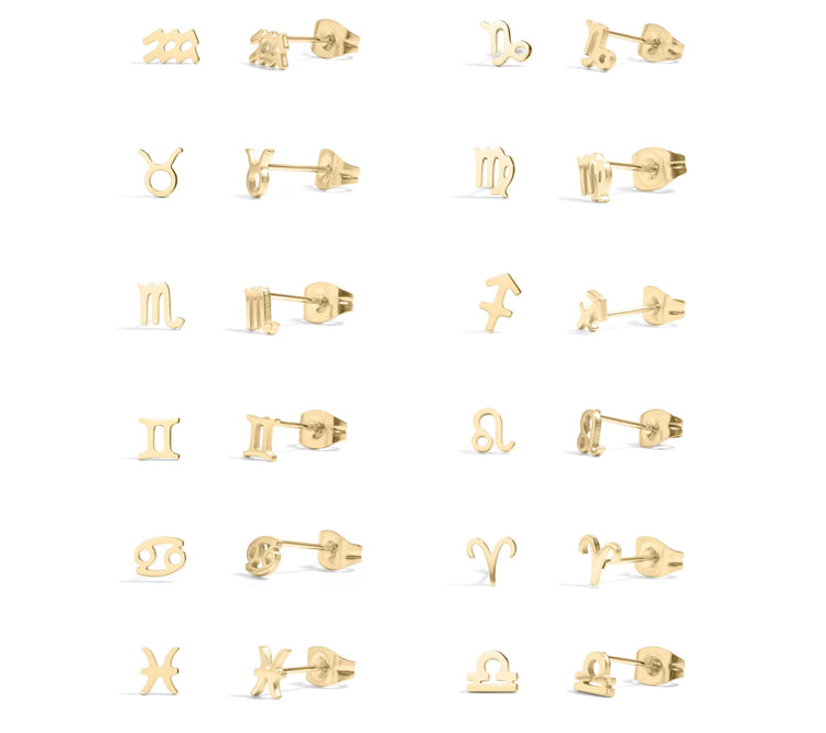 Zodiac Studs