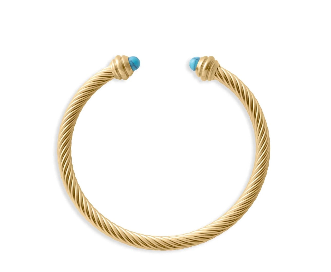 Twisted Turquoise Cuff
