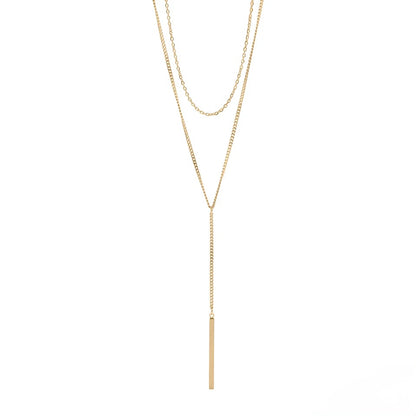 Bar Lariat Necklace