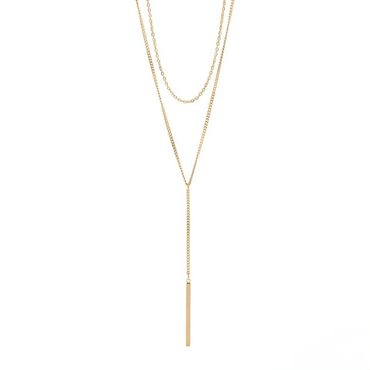 Bar Lariat Necklace