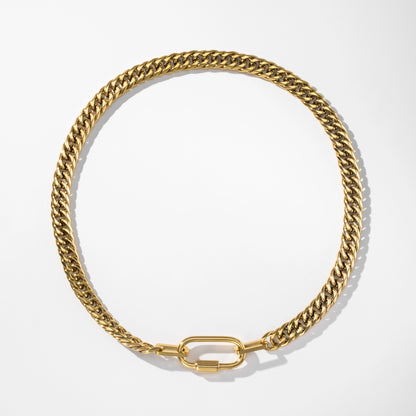 Carabiner Cuban Link Chain