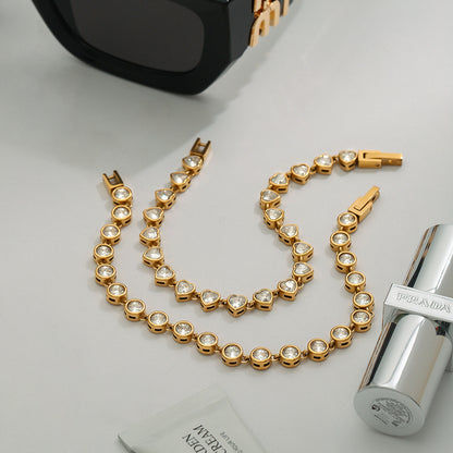 Bezel Round Bracelet