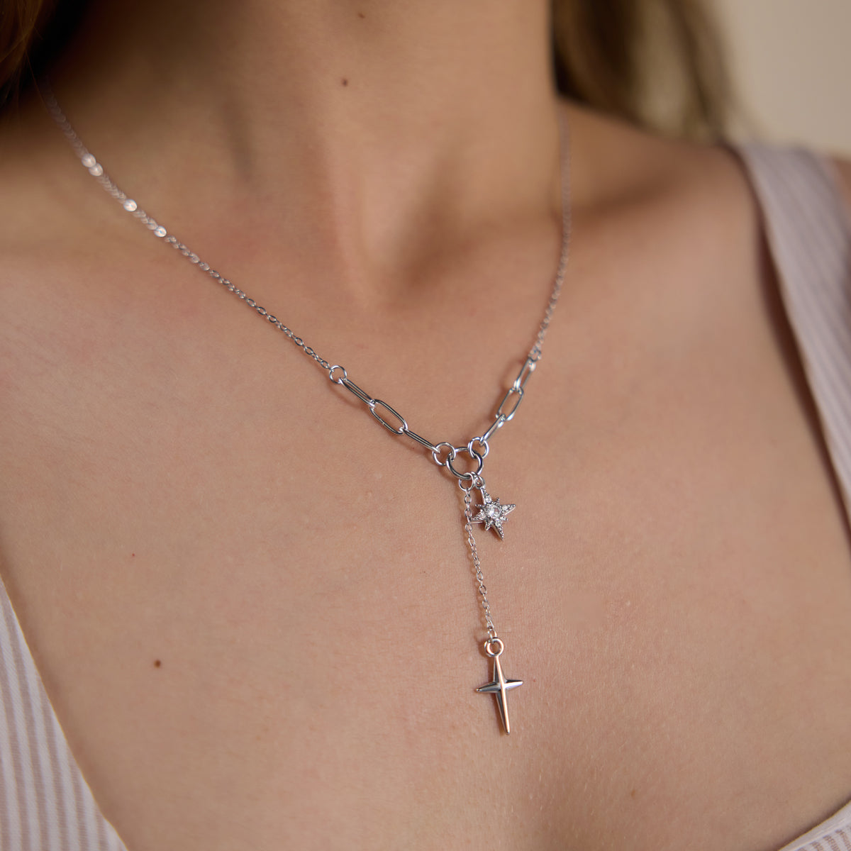 Compass Star Necklace