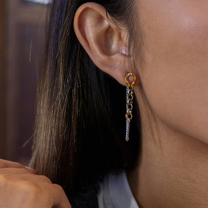 Mixed Chain Earrings