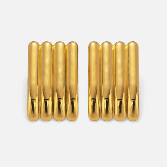 Oversized Ribbed Studs