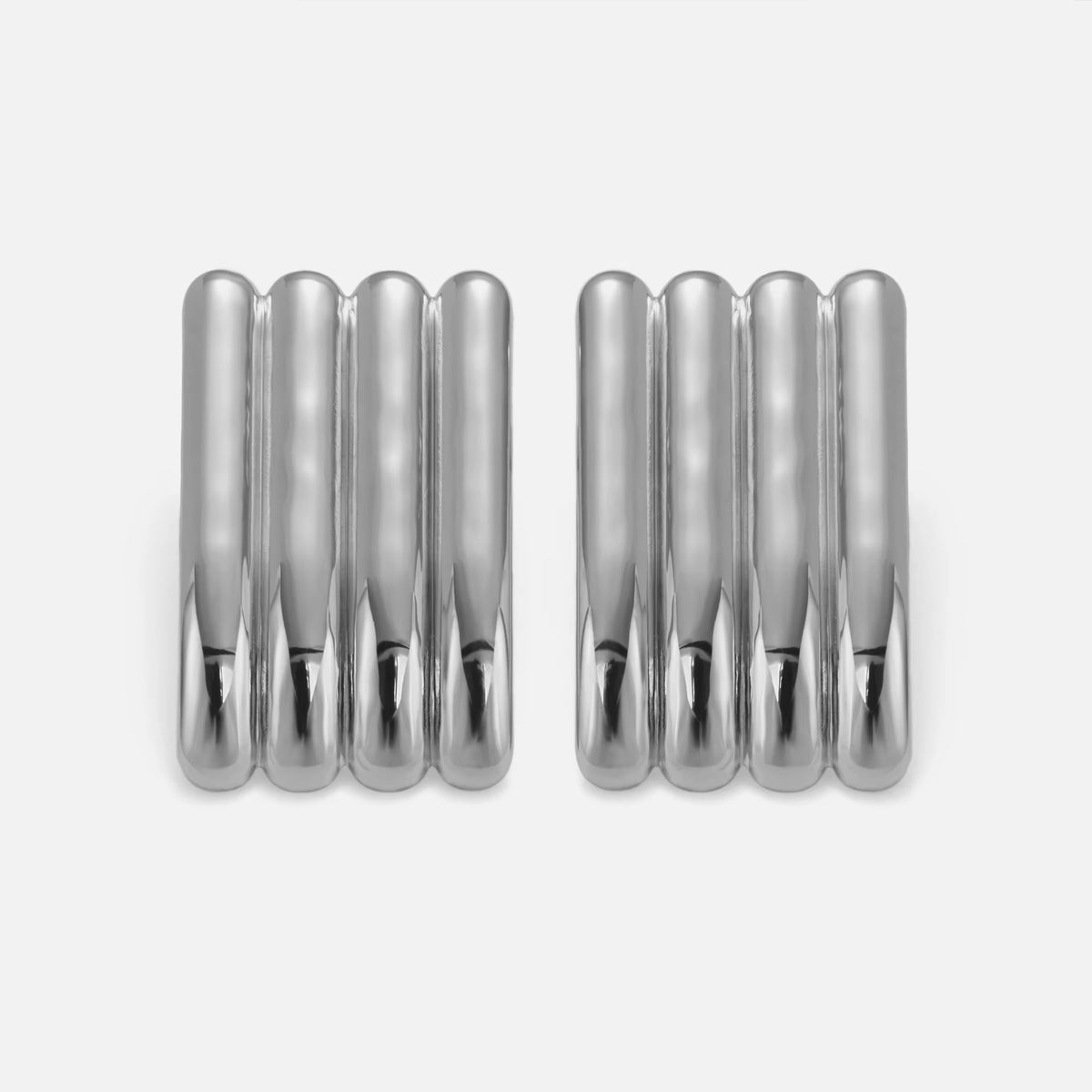 Oversized Ribbed Studs