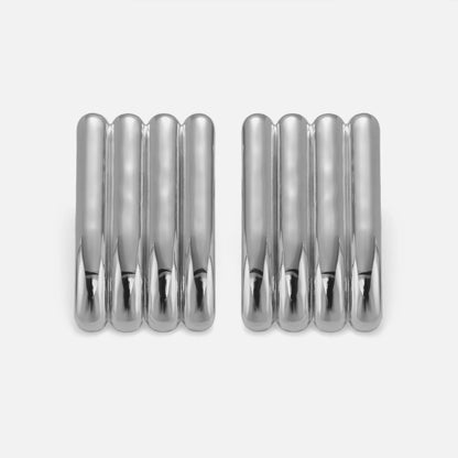 Oversized Ribbed Studs