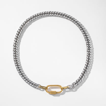 Carabiner Cuban Link Chain