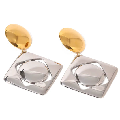 Cutout Drop Earrings