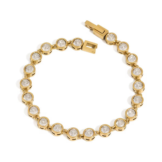 Bezel Round Bracelet