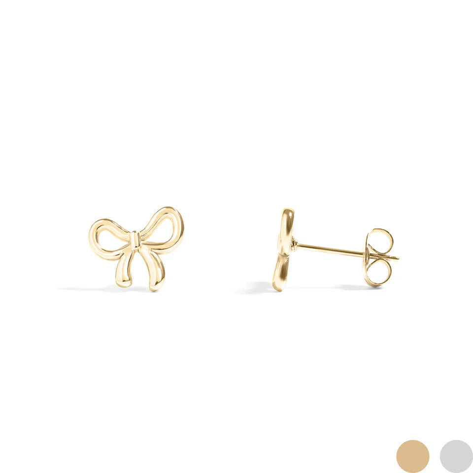 Dainty Bow Studs