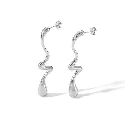 Abstract Stud Earrings