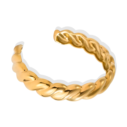Bold Twist Cuff Bracelet