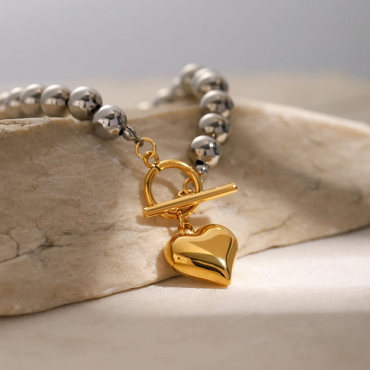 Bold Heart Bracelet