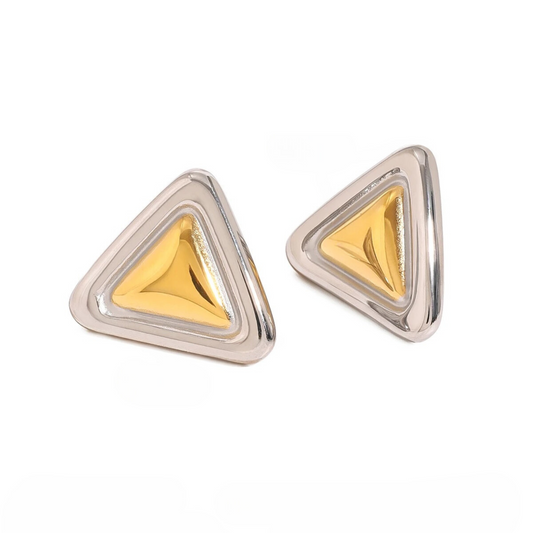 Bold Triangle Studs