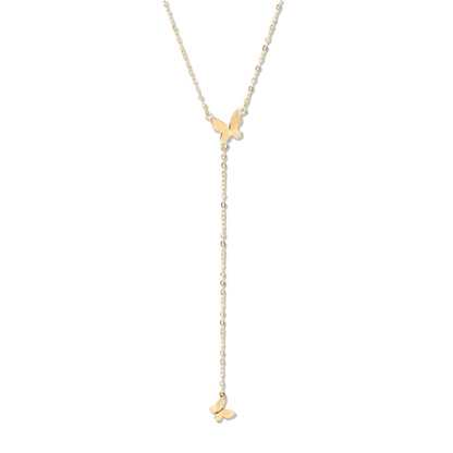 Butterfly Lariat Necklace