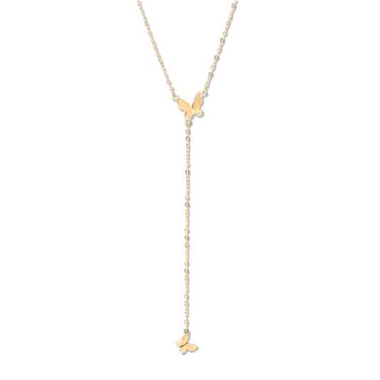 Butterfly Lariat Necklace