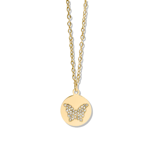 Butterfly Pendant Necklace