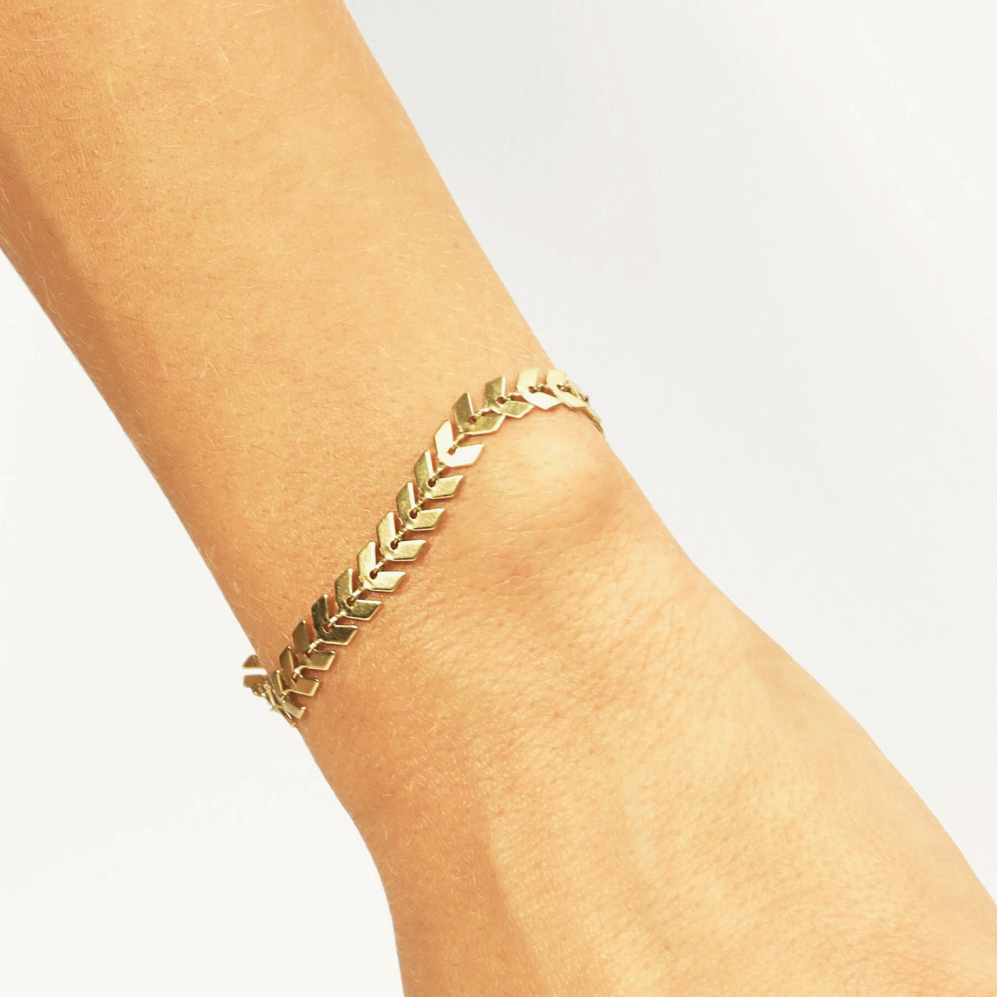 Chevron Chain Bracelet