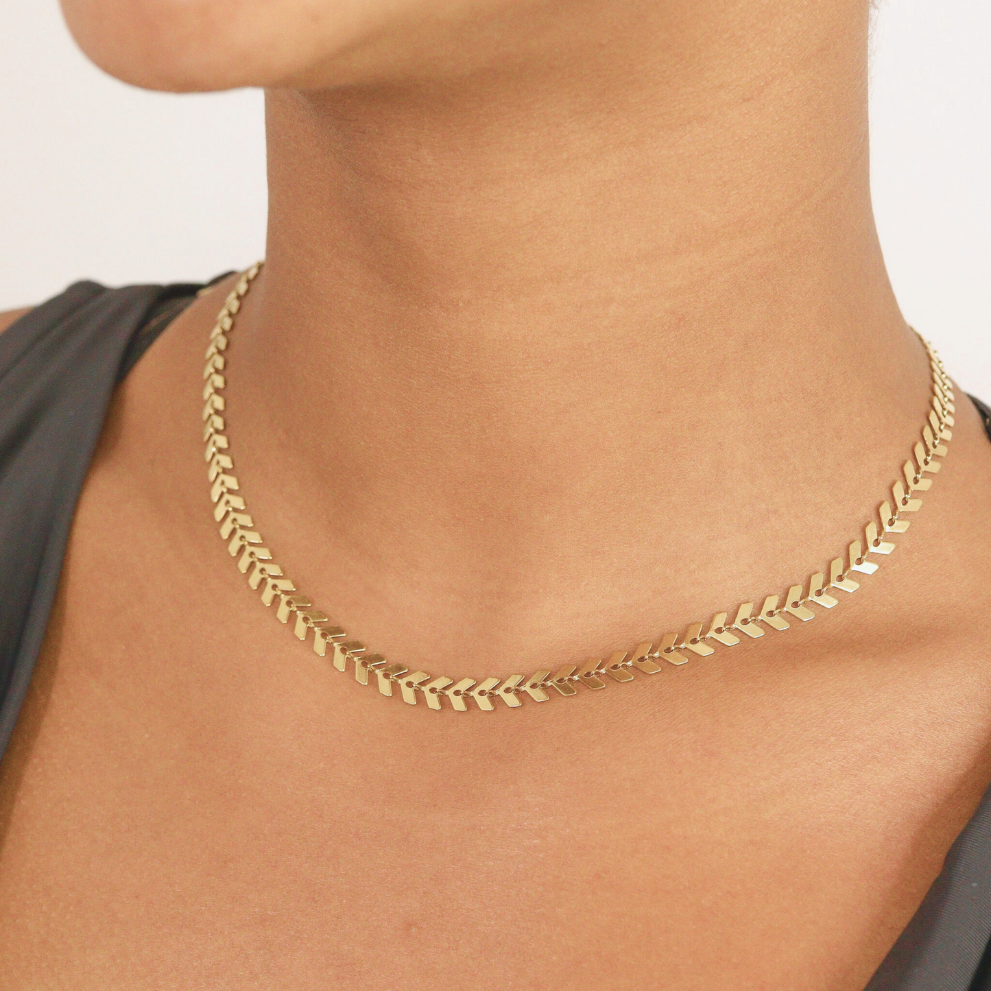 Chevron Chain Necklace