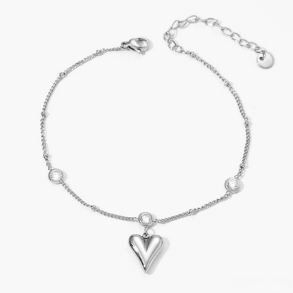 Dangle Heart Anklet