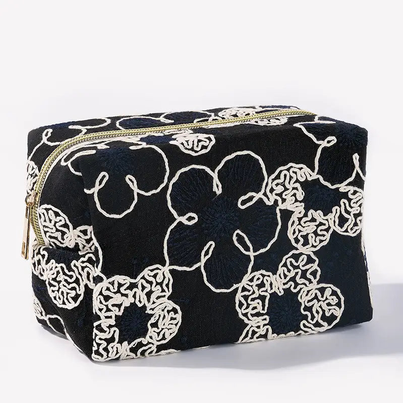 Embroidered Beauty Bag
