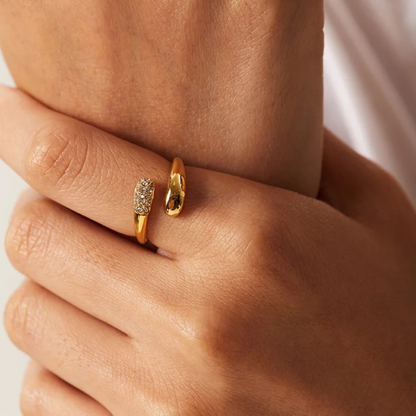 Gilded Adjustable Ring