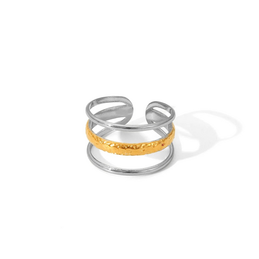 Hammered Adjustable Ring