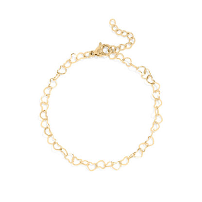 Heart Chain Bracelet
