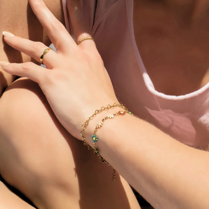 Heart Chain Bracelet