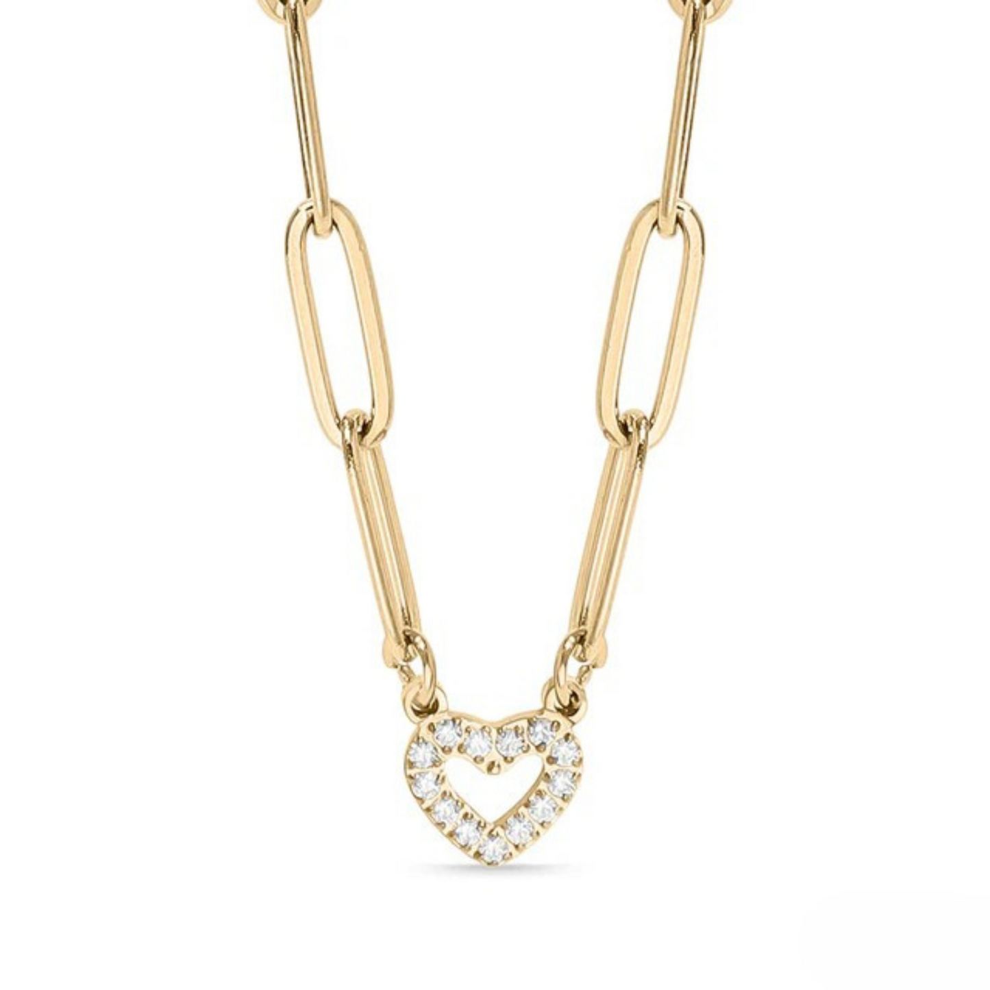 Heart Pavé Chain
