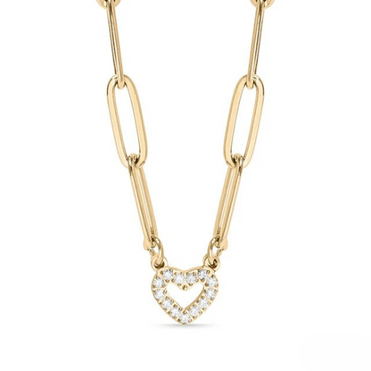 Heart Pavé Chain