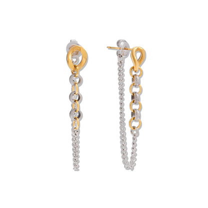 Mixed Chain Earrings